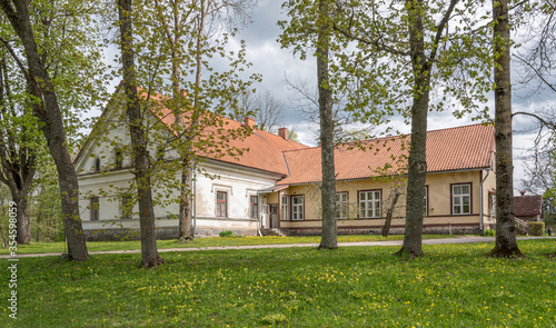 manor of stone in estonia