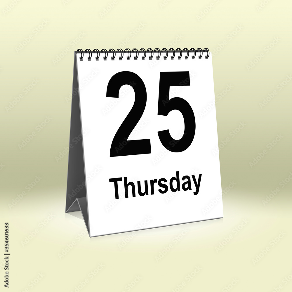 Thursday 25th Thursday 25th