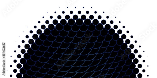 Light BLUE vector texture with disks. Abstract decorative design in gradient style with bubbles. Design for your commercials.