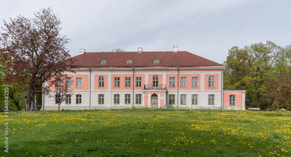 old stone manor in estonia