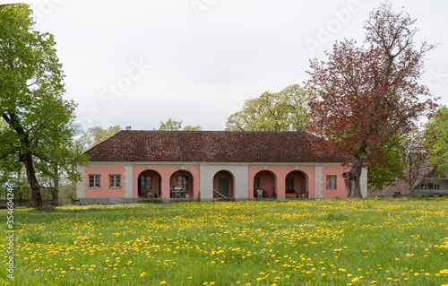 old barn style building in estonia