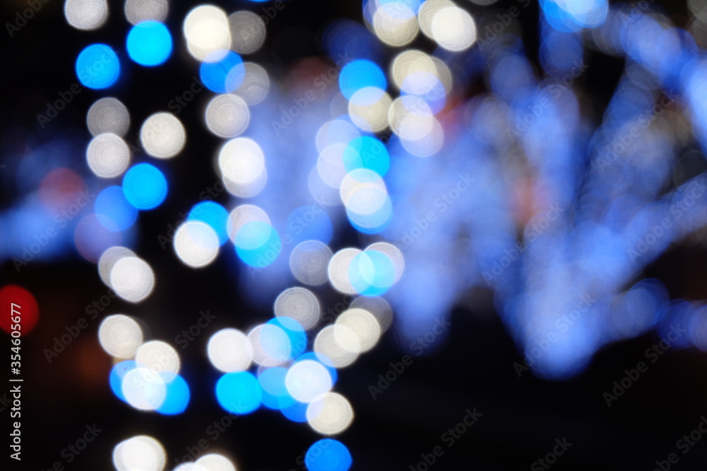 Obraz premium Beautiful bokeh light for background graphic abstract photo