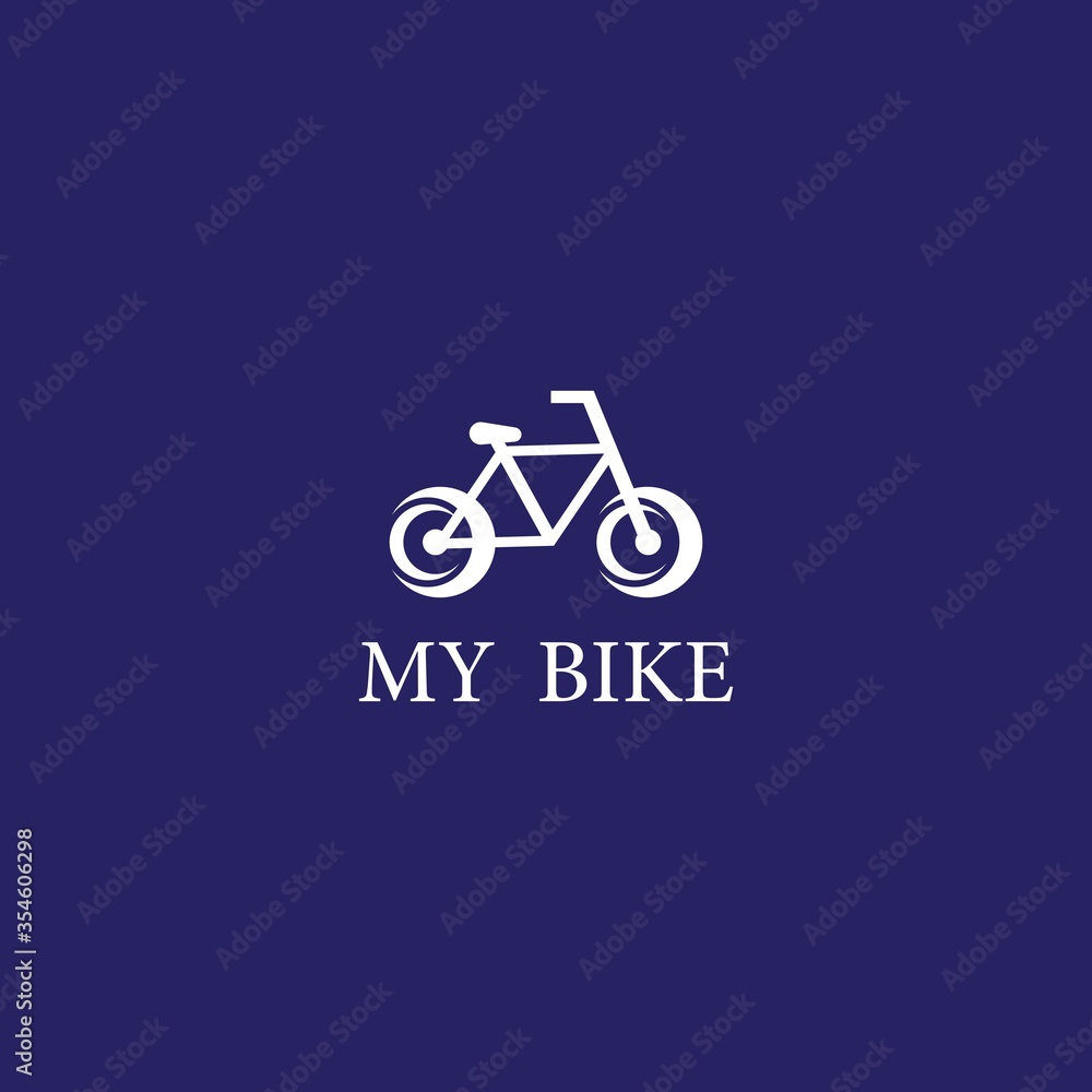 MY Bike logo template vector icon MY Bike logo template vector icon