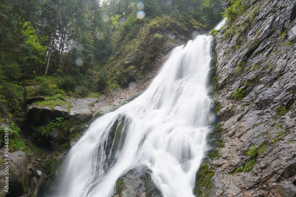 Amazing waterfall in Romania 