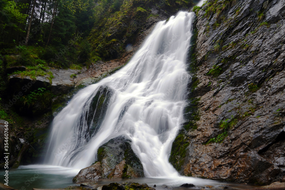 Amazing waterfall in Romania 
