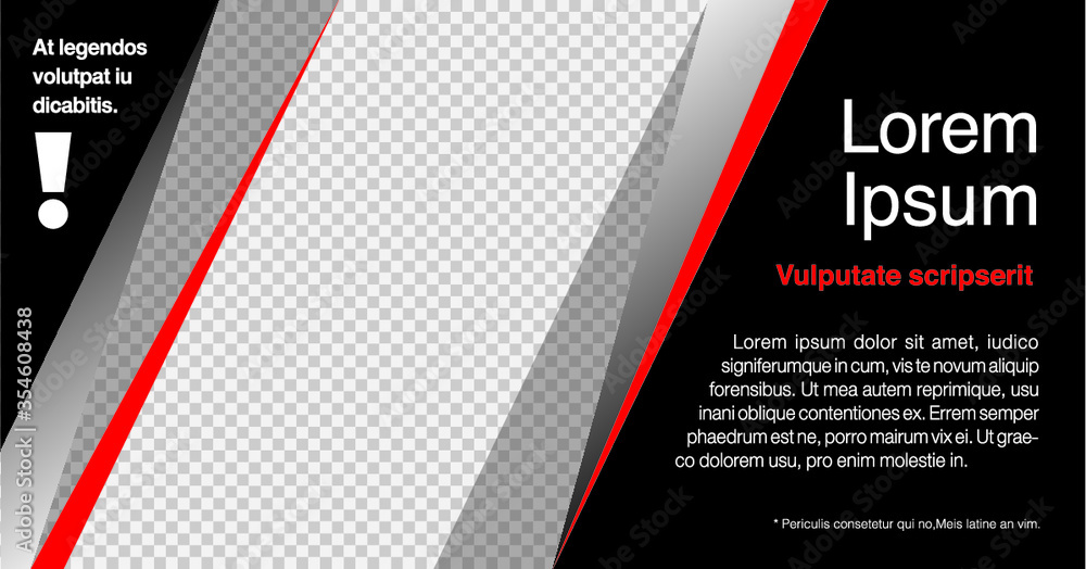 Minimalist graphic design layout template for advertising, creative & business concept, modern diagonal abstract background Geometric element. Black & White Red transparent theme, Vector illustration Minimalist graphic design layout template for advertising, creative & business concept, modern diagonal abstract background Geometric element. Black & White Red transparent theme, Vector illustration