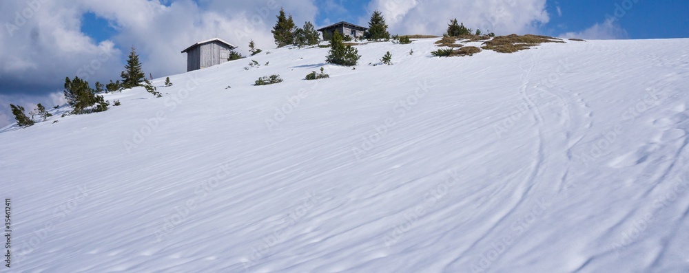 Panorama Winteridylle Alpen