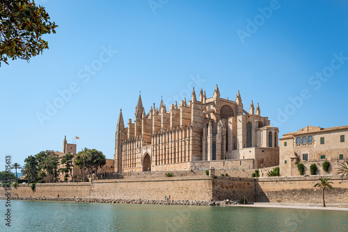 Cathedral of St. Mary of Palma  Mallorca  Spain