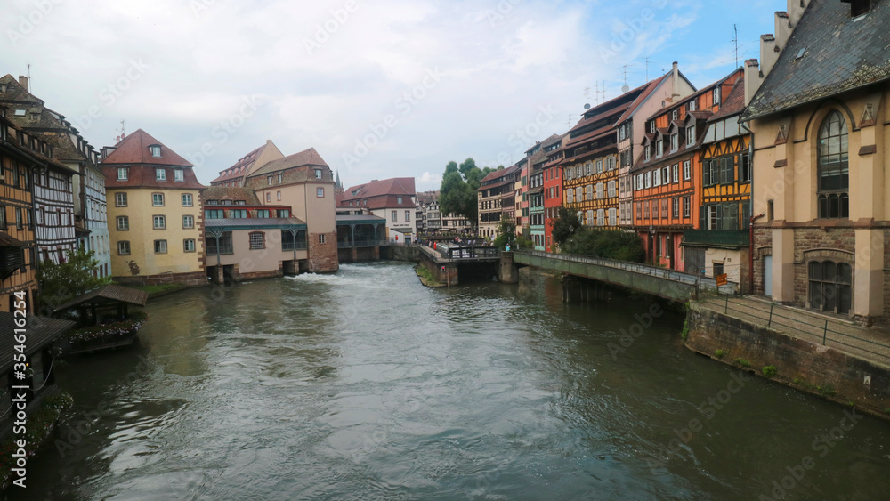 Viertel Petite France in Straßburg, Frankreich, Europa