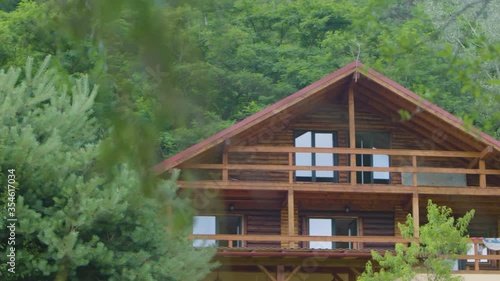 Mountain log cabin