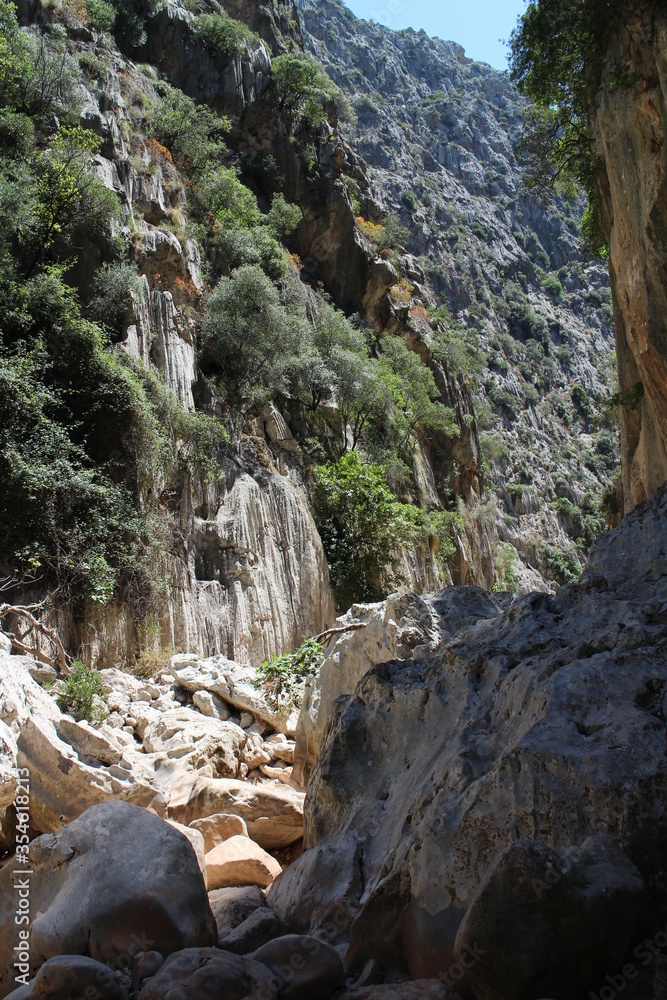 Canyon Torrent de Pareis, Mallorca, Spain