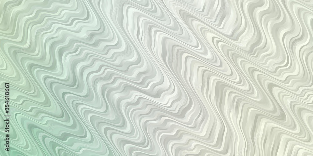 Light Green vector pattern with curves. Gradient illustration in simple style with bows. Pattern for websites, landing pages. Light Green vector pattern with curves. Gradient illustration in simple style with bows. Pattern for websites, landing pages.