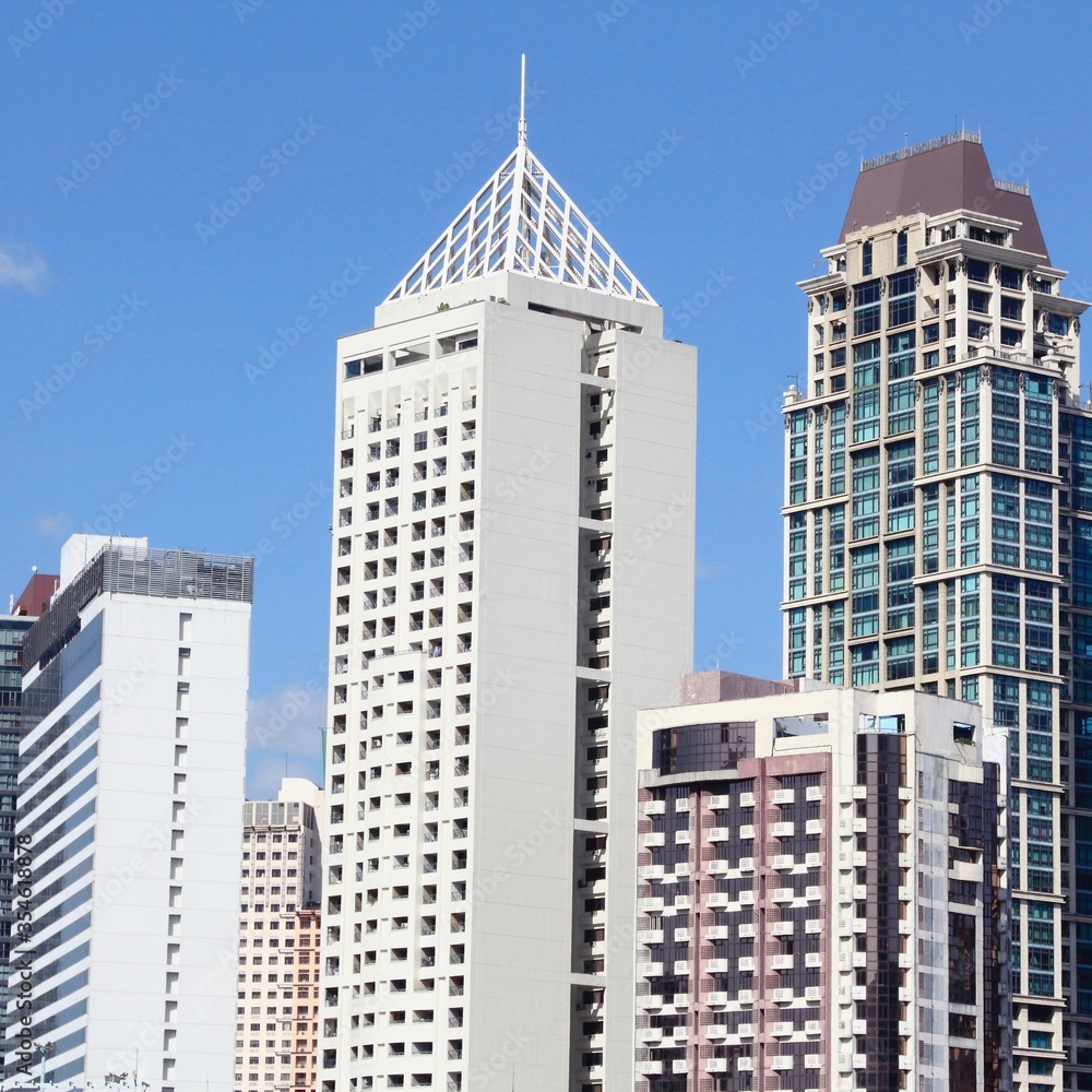 Makati skyline in Philippines