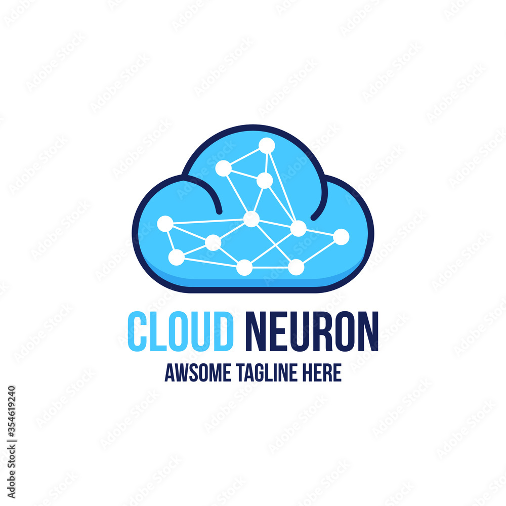 Cloud Network Logo Simple and Clean Cloud Network Logo Simple and Clean
