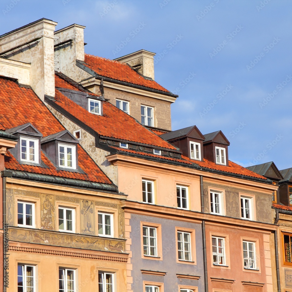 Warsaw Rynek city square - Poland landmarks Warsaw Rynek city square - Poland landmarks