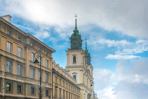 Traditional Cathedral building in Warsaw, Poland