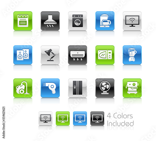 Household Appliances Icons // Clean Series