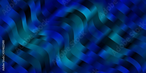 Light BLUE vector texture with curves. Colorful illustration, which consists of curves. Design for your business promotion.