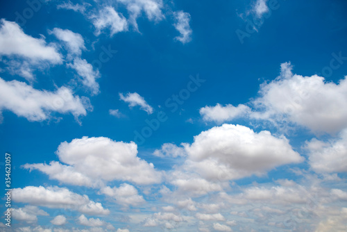 blue sky with cloud in bright morning.