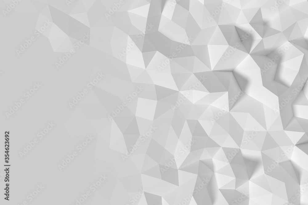 Abstract white polygonal background. Abstract white polygonal background.