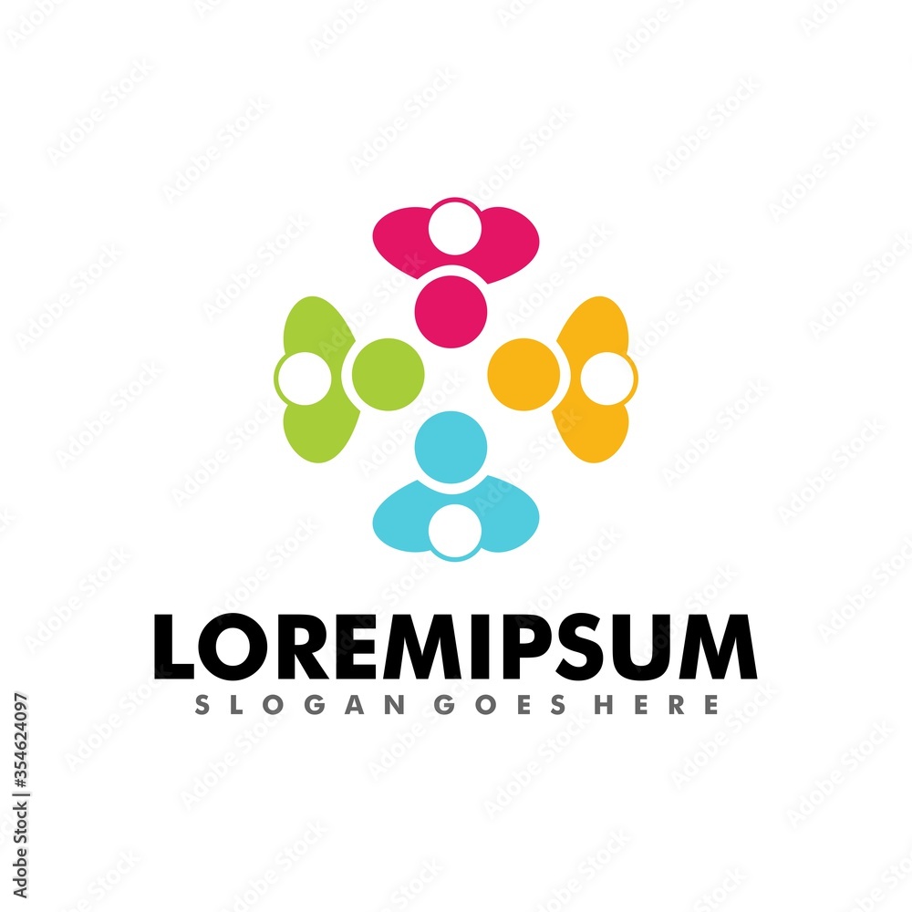Unity or Team Work Logo Design Vector Unity or Team Work Logo Design Vector