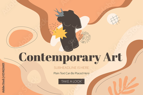 Contemporary Art Banner Template