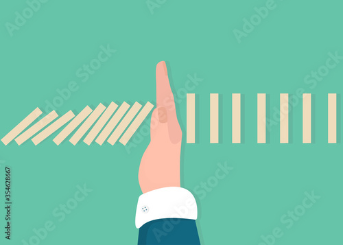Stop domino effect of market and economics collapse