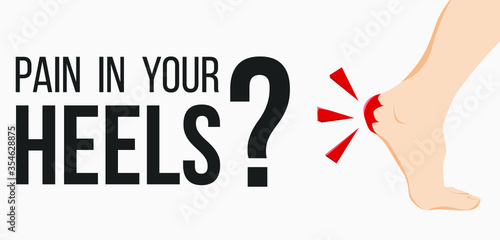 Leg goes with heel pain