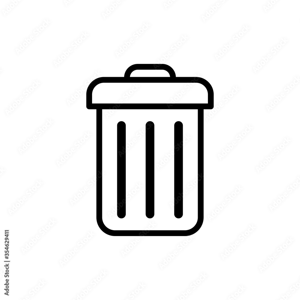 Trash Can Icon Vector Trash Can Icon Vector