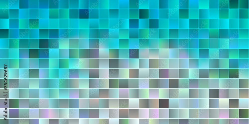 Light BLUE vector texture in rectangular style. Light BLUE vector texture in rectangular style.