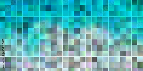 Light BLUE vector texture in rectangular style.