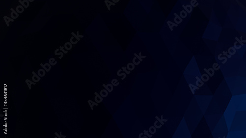 Abstract textured polygonal blue background