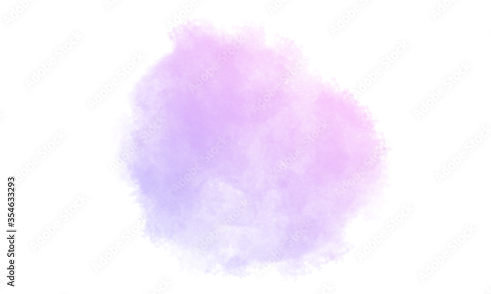 Abstract watercolor texture on white background