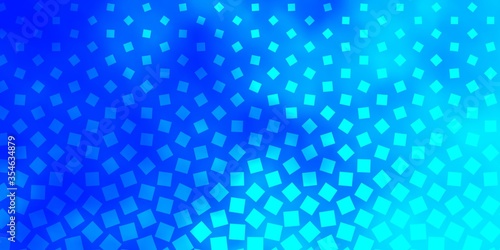 Light Blue, Red vector background in polygonal style. Abstract gradient illustration with rectangles. Best design for your ad, poster, banner.