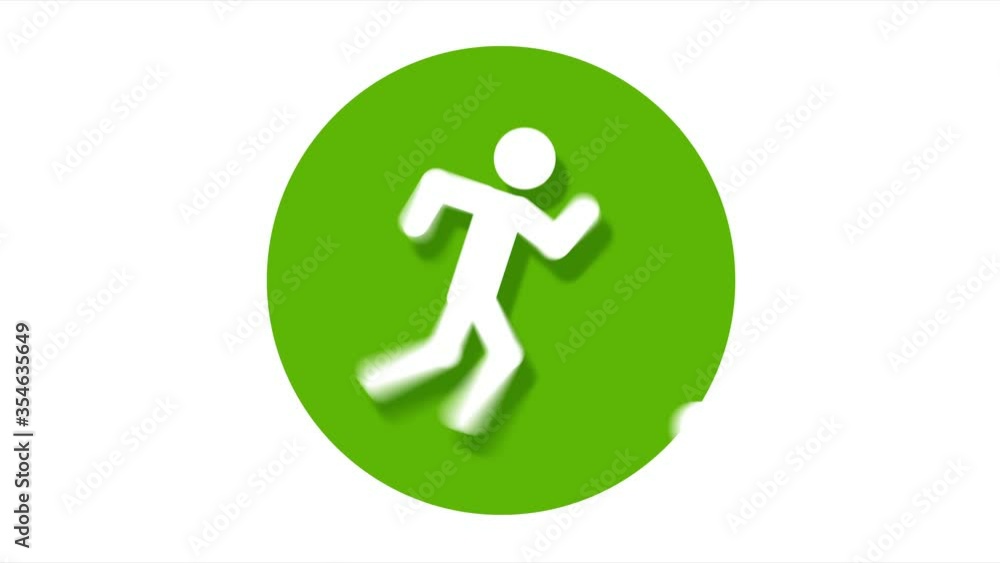 Football icon, symbol, sign man loop animation. Football icon, symbol, sign man loop animation.