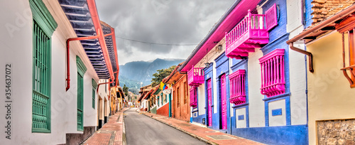 Bogota, La Candelaria district, HDR Image