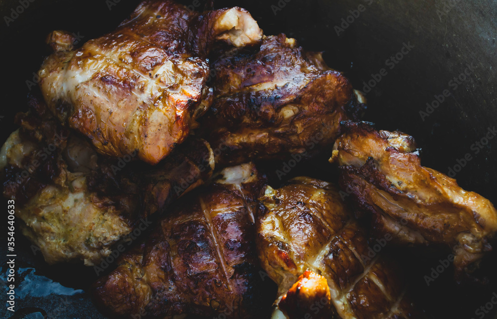 bonfire delicious chicken thighs with crust bonfire delicious chicken thighs with crust