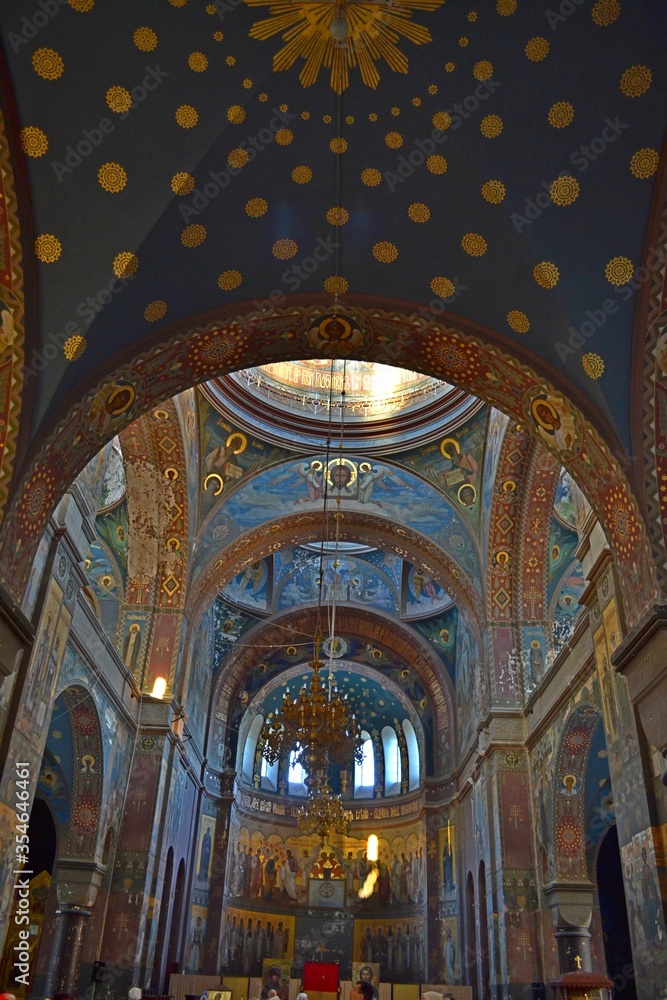 Novoafonsky monastery frescoes of Abkhazia