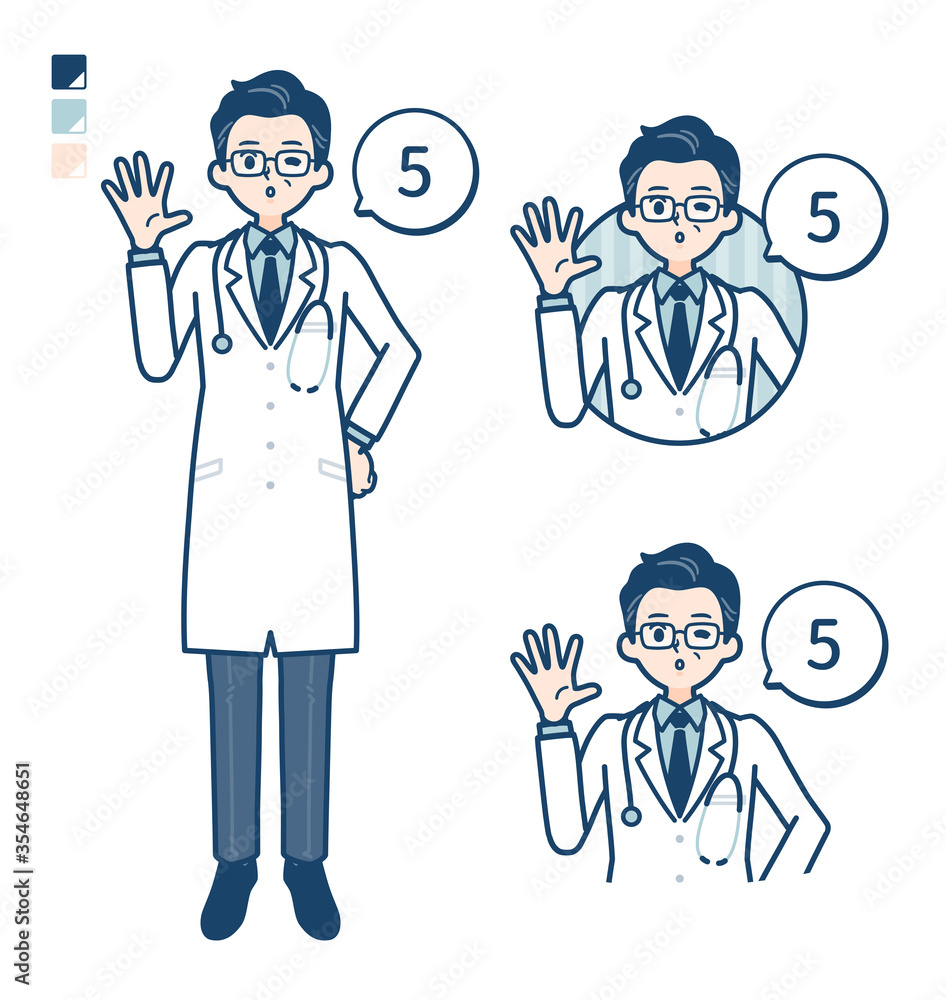 simple Doctor old man_Counting-as-5 simple Doctor old man_Counting-as-5