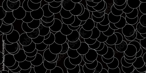 Dark BLUE vector background with bubbles. Abstract illustration with colorful spots in nature style. Pattern for business ads.