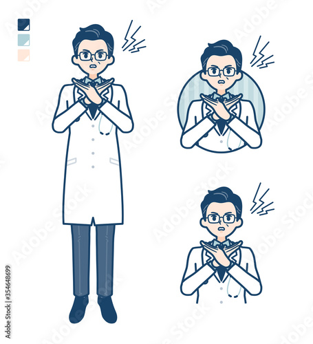 simple Doctor old man_Cross-with-arms