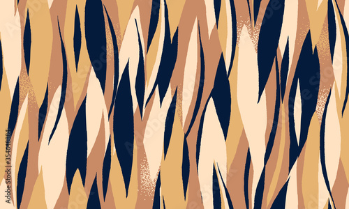 Modern seamless pattern. Minimalist collage pattern. Fashionable template for design.