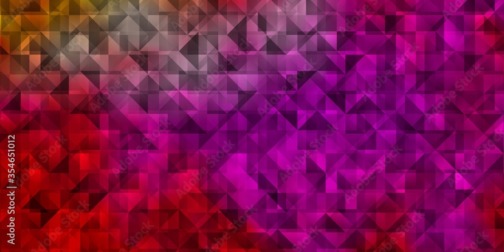 Light Pink, Yellow vector pattern with polygonal style. Light Pink, Yellow vector pattern with polygonal style.