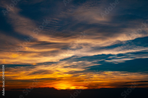 sunset in the sky © Chana
