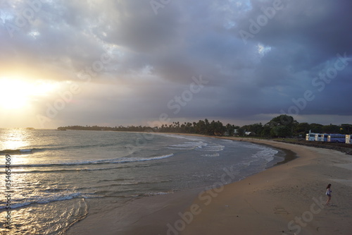 Beach view in Matara  Sri Lanka