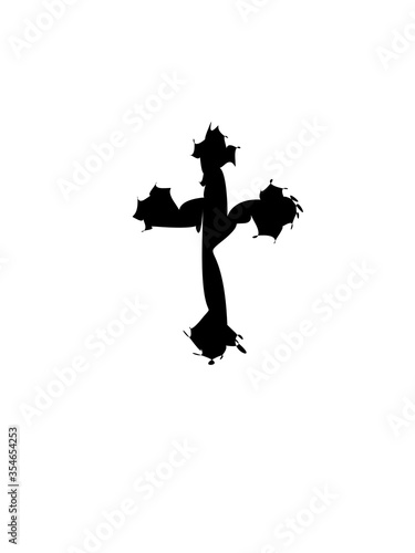 Cross god christian symbol
