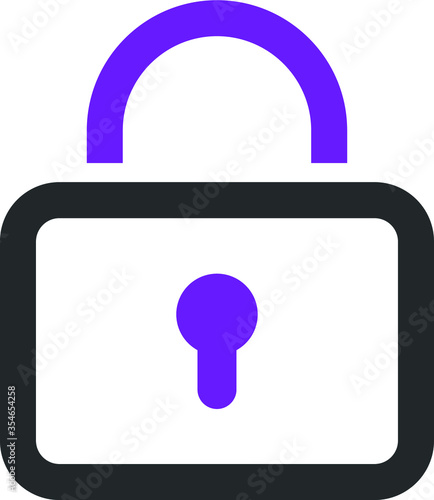 vector lock icon