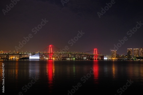 東京アラートカラー レインボーブリッジ