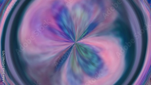 Stylish 3D Abstract Animation Color Wavy Smooth Wall. Concept Multicolor Liquid Pattern.  Trendy Colorful Fluid Abstraction Flow. Beautiful Gradient Texture. Wavy Reflection Surface Macro.