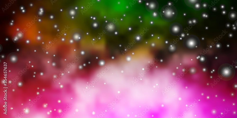 Light Pink, Green vector background with small and big stars. Colorful illustration with abstract gradient stars. Theme for cell phones. Light Pink, Green vector background with small and big stars. Colorful illustration with abstract gradient stars. Theme for cell phones.